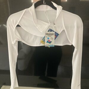 Women's White Hooded Sweatshirt